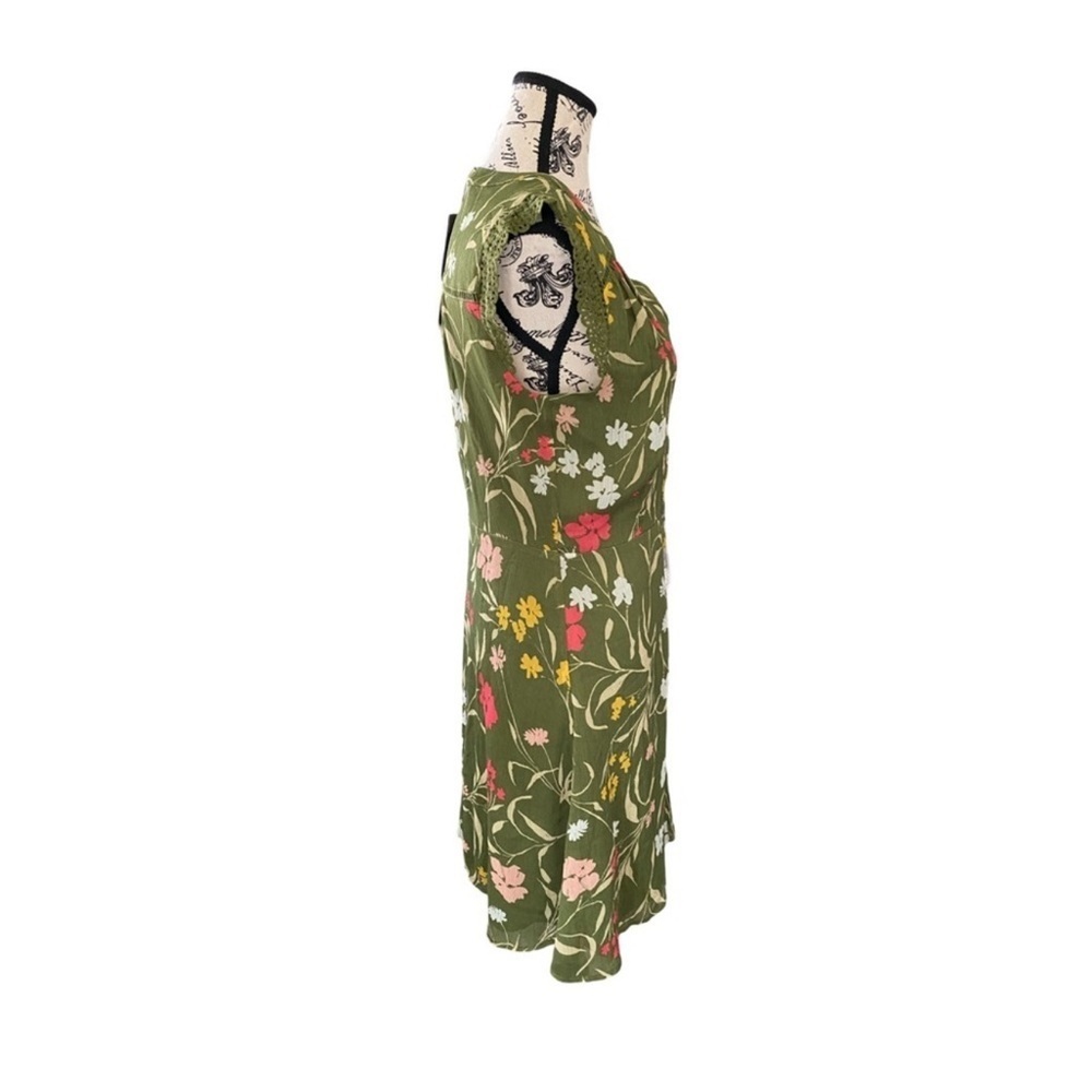 Daniel Rainn Cap Sleeve Floral Print Dress NWT Size S - Picture 4 of 9